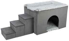 Gyvūno guolis Trixie Harvey, pilka sp., 154 x 60 x 60 cm