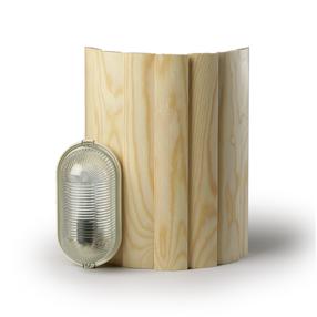 Õue seinavalgusti Ensto, 30W, E14, IP44, hall v., 26 cm x 12 cm