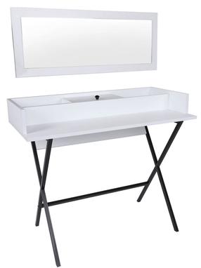 Kosmetinis staliukas Kalune Design Laos 811MDD5104, balta sp., 89 cm x 100 cm x 50 cm