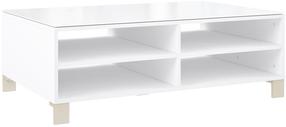 Kohvilaud Forte Poole, valge v., 110 cm x 70 cm x 40 cm