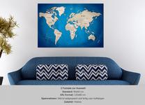 Kamštinė reprodukcija Artgeist Dark Blue Trail, k-a-0056-p-b, 120 cm x 80 cm