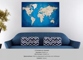 Kamštinė reprodukcija Artgeist Dark Blue Trail, k-a-0056-p-b, 120 cm x 80 cm