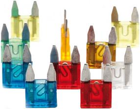 Трансформатор напряжения Bottari B30113 Small Fuse Set 10pcs, многоцветный, 12 В, 10 шт.