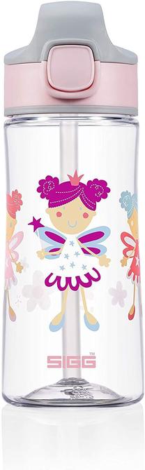 Vaikiška gertuvė Sigg Miracle Fairy Friend, 450 ml, 1 m., 7 cm, plastikas, skaidri sp./rožinė sp.
