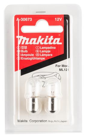 Spuldze Makita ML121, caurspīdīga krās.