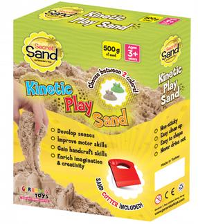 Modeļu smiltis Gerardo's Toys Secret Sand, brūna krās.