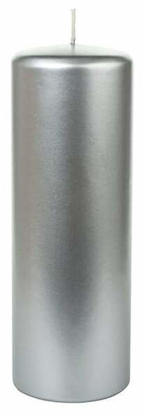 Žvakė, cilindrinė, 75 h, 610 g, Sidabro