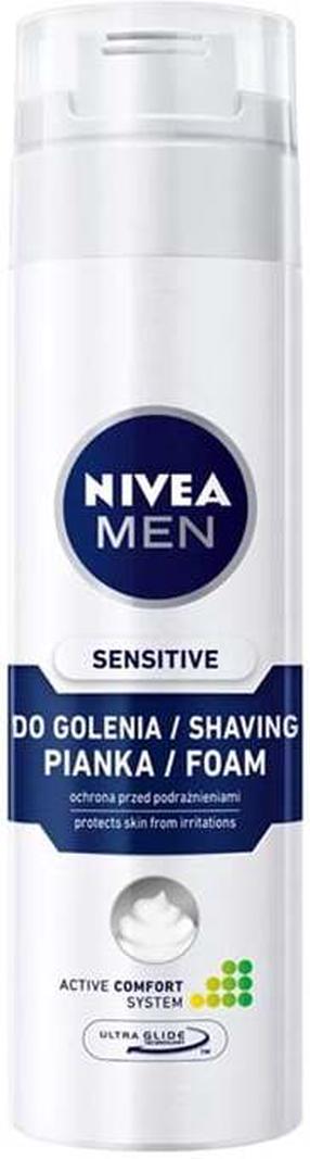 Skūšanās putas Nivea Men Sensitive Soothing, 200 ml