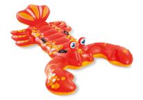 Pripučiamas plaustas Intex Lobster, 213 cm x 137 cm, raudona sp.