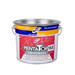 Emaljas krāsa, daudzveidīgs Rilak Pentatop Universal, pus-matēts, 2.7 l, balts krās.