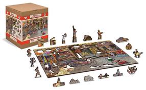Деревянный пазл Wooden City In the Toyshop, 37 см x 25 см, 400 шт., многоцветный