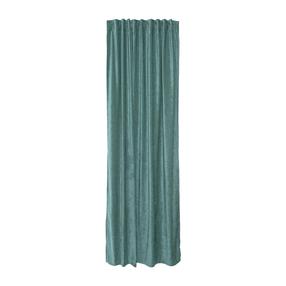 Naktinė užuolaida Domoletti Chenille Satin 537577-32, žalsvai mėlyna (cyan) sp., 140 cm x 260 cm