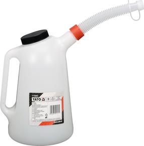 Kanna degvielai Yato YT-06983, plastmasa, 3 l, balta krās.