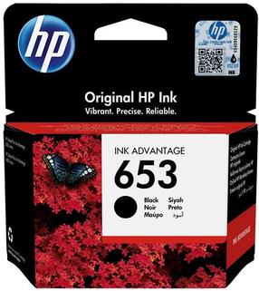 Картридж для струйного принтера HP 653, черный цв.