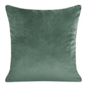 Dekoratyvinės pagalvėlės užvalkalas JEQ-04, mėtinė (mint) sp./raudonai ruda sp., 45 cm x 45 cm