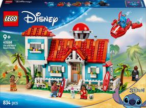 Конструктор LEGO® Disney Пляжный домик Лило и Стич 43268, 834 шт.
