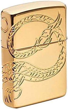 Žiebtuvėlis Zippo Armor Asian Dragon 29265, aukso sp.