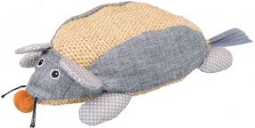 Minkštas žaislas katėms Trixie Sisal Mouse 45599, pilka sp./smėlio sp., 30 cm