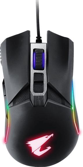 Laidinė žaidimų pelė Gigabyte AORUS M5, juoda sp.