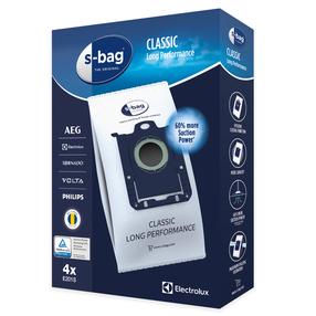 Putekļu sūcēja maiss Electrolux s-bag® Classic Long Performance E201S, 3.5 l, balta krās.