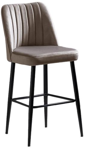 Kėdžių rinkinys Kalune Design Vento 107BCK1111, juoda sp./šviesiai ruda sp., 45 cm x 49 cm x 99 cm, 4 vnt.