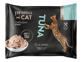 Šlapias kačių maistas Prima Cat, tunas, 0.05 kg x 4 vnt.