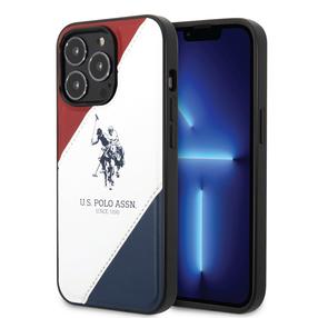 Telefono dėklas U.S. Polo Assn. Double Horse, mėlyna sp./balta sp./raudona sp., Apple