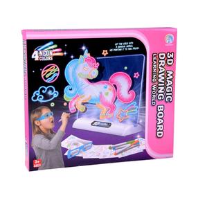 Доска для рисования, c аксессуарами 3D Magic, белый цв.