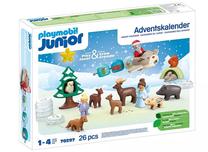 Advento kalendorius Playmobil Junior Snowy Christmas 70297, 26 vnt., įvairių spalvų