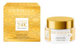 Näokreem Dermika Luxury Gold 24K, 50.0 ml, 45+