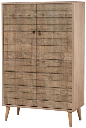 Spintelė Kalune Design Multibox 728, sonoma ąžuolo sp., 36 cm x 80 cm x 127 cm