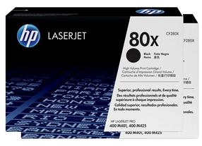 Tonera kasete HP LaserJet 80X CF280XD, melna krās.