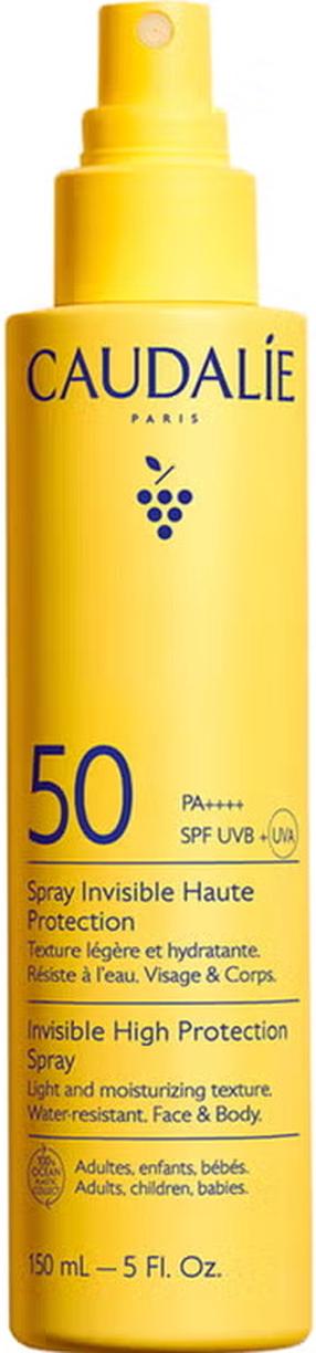 Päevituse hooldussprei keha jaoks/tooted näole Caudalie Vinosun Protect Invisible SPF50, 150 ml