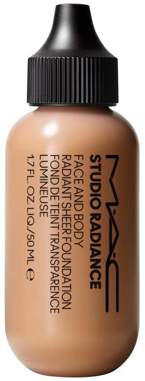 Grima bāze MAC Studio Radiance Face And Body Radiant Sheer Foundation, gaiši brūna krās., n2, 50 ml