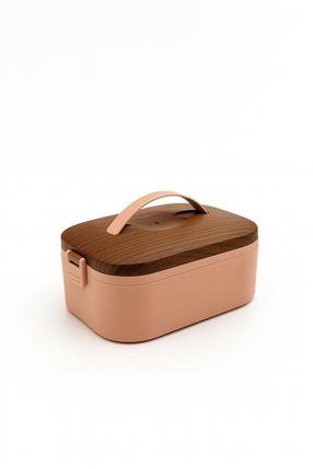 Pārtikas trauks Hermia Lunch Box BU0020, 0.65 l, 18.5 cm x 14.5 cm, rozā krās.