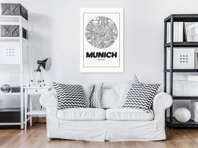 Reprodukcija Artgeist Retro Munich N8688-S, 20 cm x 30 cm