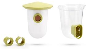 Linnumaja Singing Friend Set Green, 22.5 cm x 17.5 cm