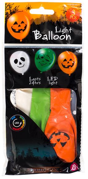 Balons bērniem/pieaugušajiem LED M15000160, balta krās./zaļa krās./oranža krās.