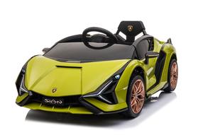 Детский электромобиль Azeno Lamborghini Sian, зеленый цв.