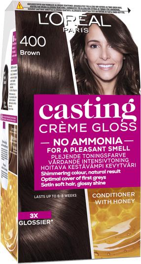 Matu krāsa L’Oréal Paris Casting Creme Gloss, brūna krās., 400, 180 ml