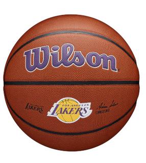 Krepšinio kamuolys Wilson NBA Team Los Angeles Lakers, 7 dydis, oranžinė sp.