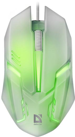 Juhtmega mänguhiir Defender Сyber MB-560L, valge v.