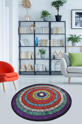 Paklājs Conceptum Hypnose Bubble, daudzkrāsaina, 140 cm x 140 cm