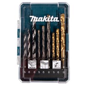 Grąžtų komplektas Makita D-71962, medienai/metalas/betonui, tiesus, 5 mm x 11.7 cm