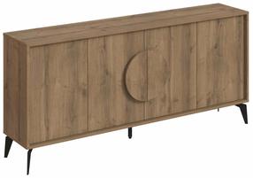 Консольный стол Kalune Design Gora 180, hitit цв., 35.6 см x 180 см x 82 см