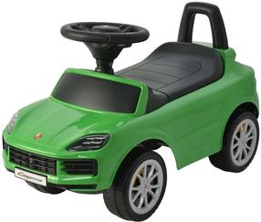 Vaikiška mašinėlė Milly Mally Porsche Cayenne S, žalia sp.