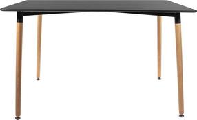Pusdienu galds Mufart Adria, brūna krās./melna krās., 120 cm x 80 cm x 75 cm