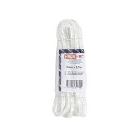 Virvė Haushalt 8mm, 2.5 m, stiklo pluoštas