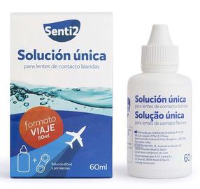 Kontaktinių lęšių valiklis Senti2 Unique Solution, 60 ml