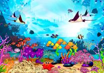 Fototapetas Artgeist Underwater Fun, 315 cm x 450 cm